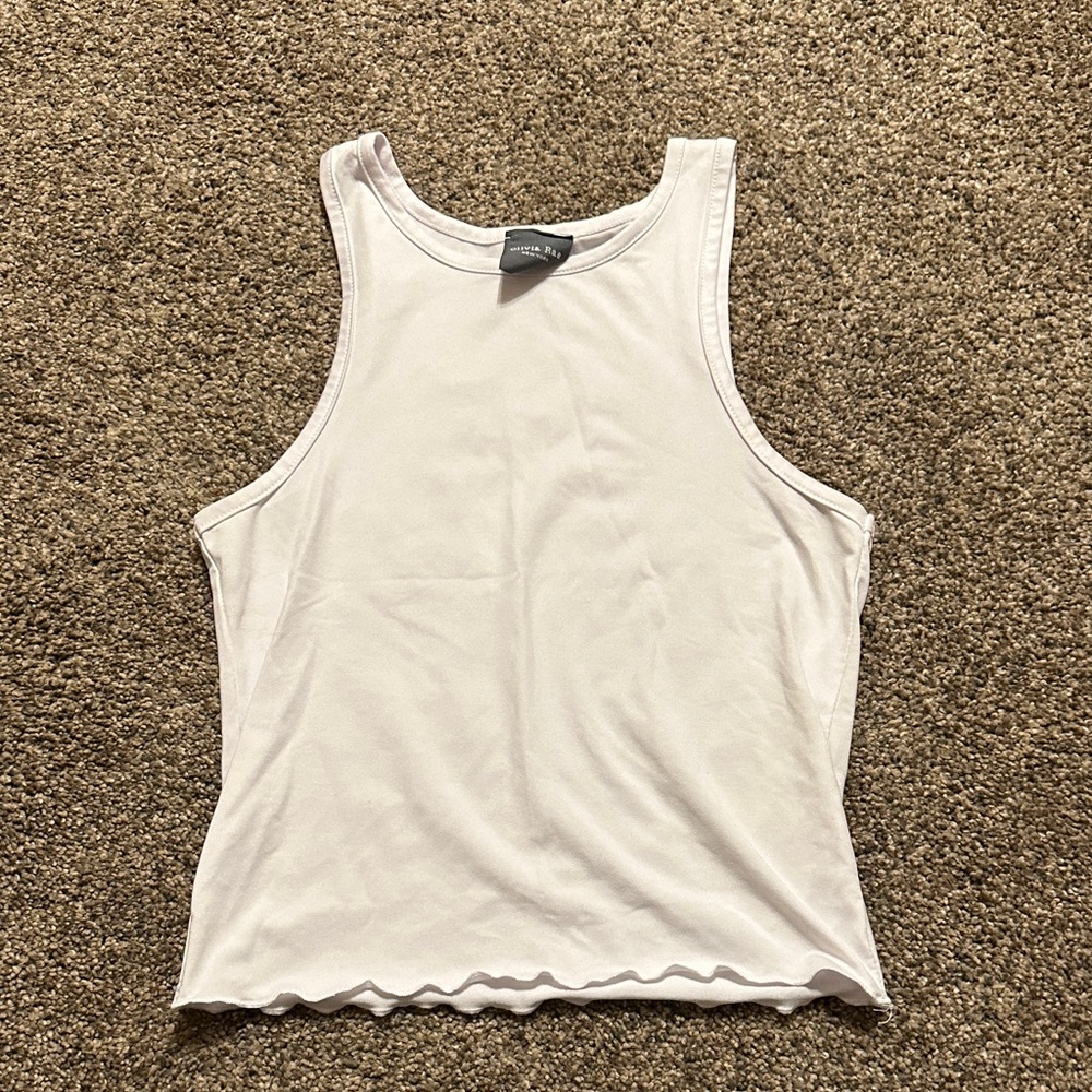 Olivia Rae White Tank Top